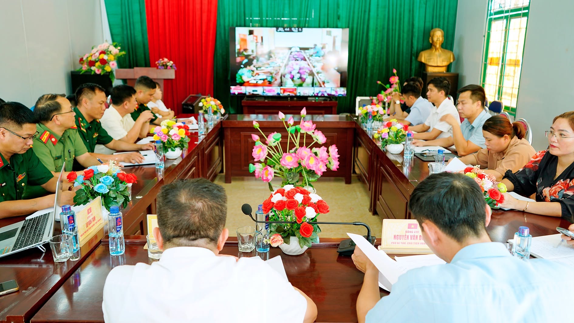 XÃ QUẢNG LÂM THAM DỰ HỘI NGHỊ TRỰC TUYẾN ĐÁNH GIÁ KẾT QUẢ THỰC HIỆN TRỒNG MỚI CÂY CÀ PHÊ, MẮC CA NĂM 2026