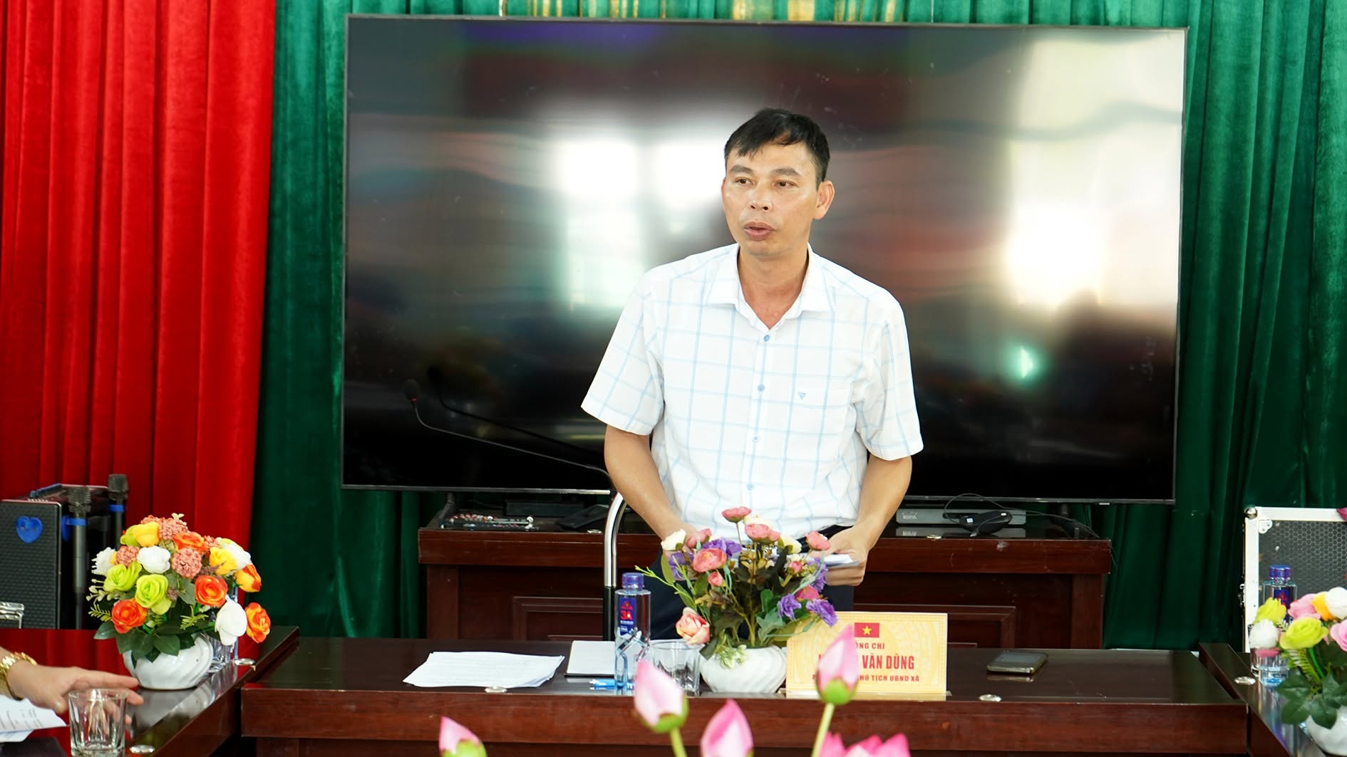 XÃ QUẢNG LÂM HỌP TRIỂN KHAI CÔNG TÁC PHÒNG, CHỐNG VÀ KHẮC PHỤC HẬU QUẢ THIÊN TAI