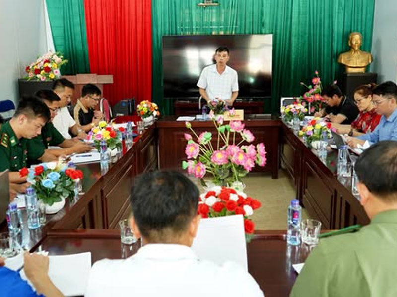 UBND XÃ QUẢNG LÂM HỌP THÀNH VIÊN UBND XÃ THÁNG 7 NĂM 2026
