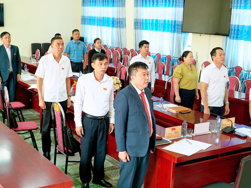 HĐND XÃ QUẢNG LÂM TỔ CHỨC KỲ HỌP THỨ TƯ, KHÓA XXII, NHIỆM KỲ 2026-2031