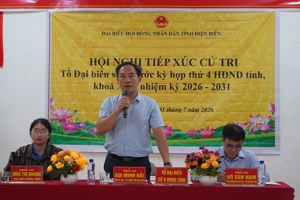 TỔ ĐẠI BIỂU SỐ 8 HĐND TỈNH TIẾP XÚC CỬ TRI TẠI BẢN TRẠM PÚNG, XÃ QUẢNG LÂM TRƯỚC KỲ HỌP THỨ 4 HĐND TỈNH KHÓA XVI