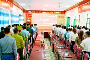 XÃ QUẢNG LÂM CHÀO CỜ ĐẦU THÁNG 8, QUYẾT TÂM HOÀN THÀNH THẮNG LỢI NHIỆM VỤ NĂM 2026