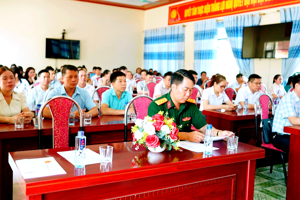 BẾ GIẢNG LỚP BỒI DƯỠNG KIẾN THỨC QUỐC PHÒNG, AN NINH NĂM 2026