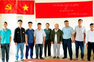 TỔ CHỨC LỄ KẾT NẠP ĐẢNG VIÊN MỚI