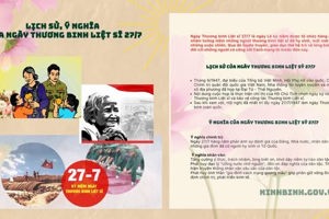 Ý NGHĨA NGÀY THƯƠNG BINH - LIỆT SĨ 27/7