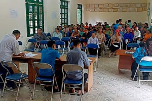 QUẢNG LÂM TRIỂN KHAI LẤY Ý KIẾN NHÂN DÂN VỀ SẮP XẾP, SÁP NHẬP THÔN, BẢN TRÊN ĐỊA BÀN XÃ