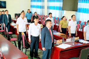 HĐND XÃ QUẢNG LÂM TỔ CHỨC KỲ HỌP THỨ TƯ, KHÓA XXII, NHIỆM KỲ 2026-2031