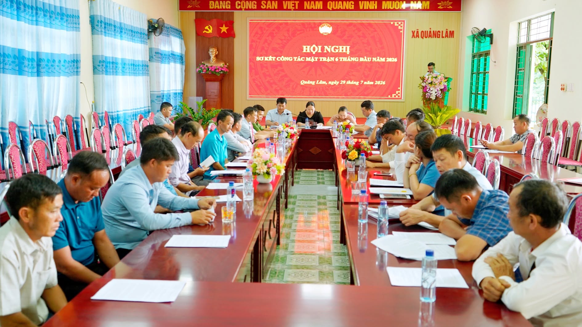 ỦY BAN MTTQ VIỆT NAM XÃ SƠ KẾT CÔNG TÁC 6 THÁNG ĐẦU NĂM 2026